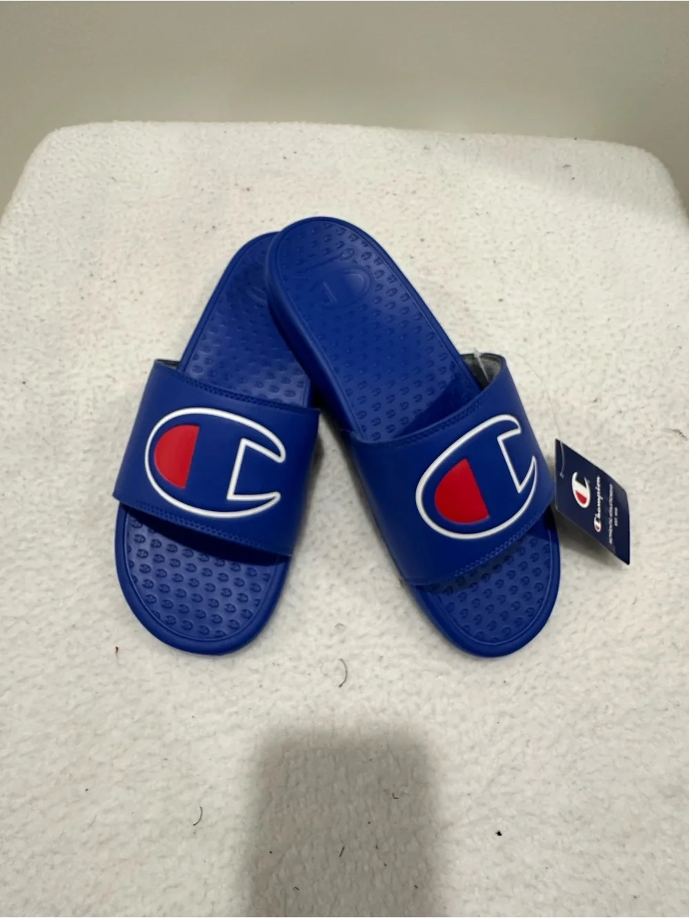 Men’s Champion Blue Slide Sandals